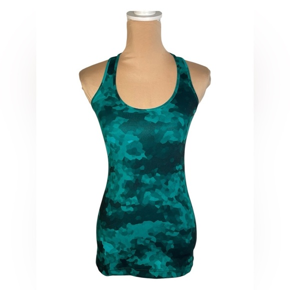 Lululemon Cool Racerback Clouded Dreams Cosmic Teal Multi Size 4 - Picture 4 of 11